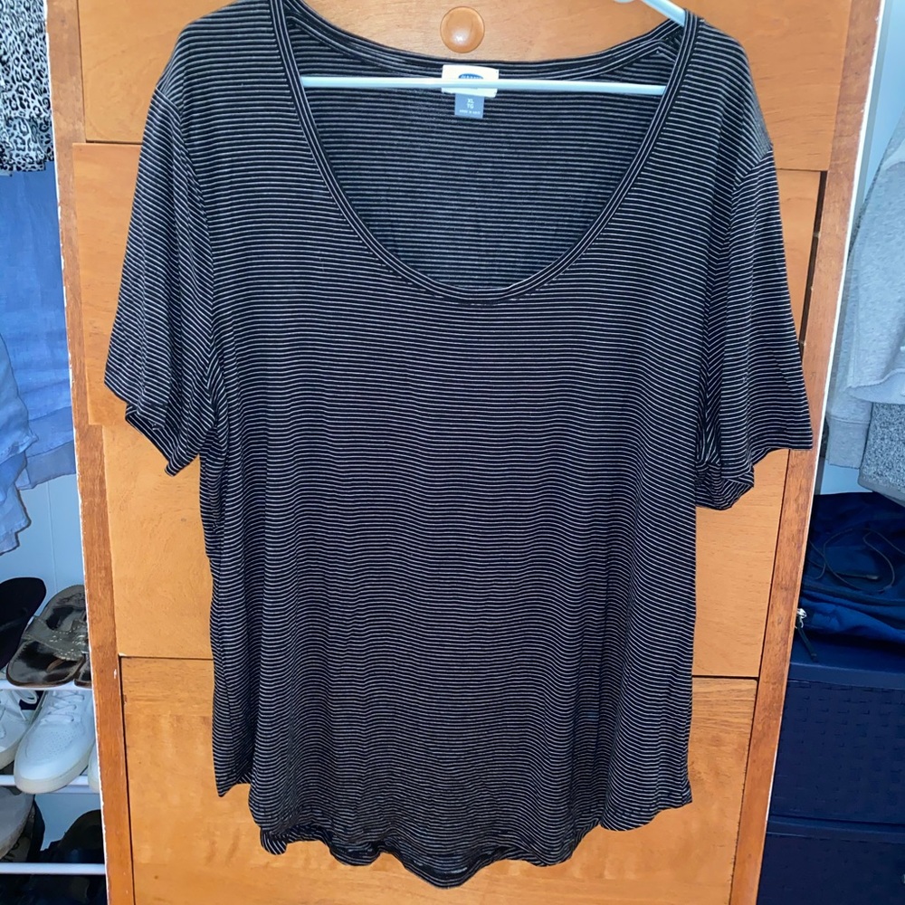 Old Navy Slub/ Jersey Scoop Neck Tee